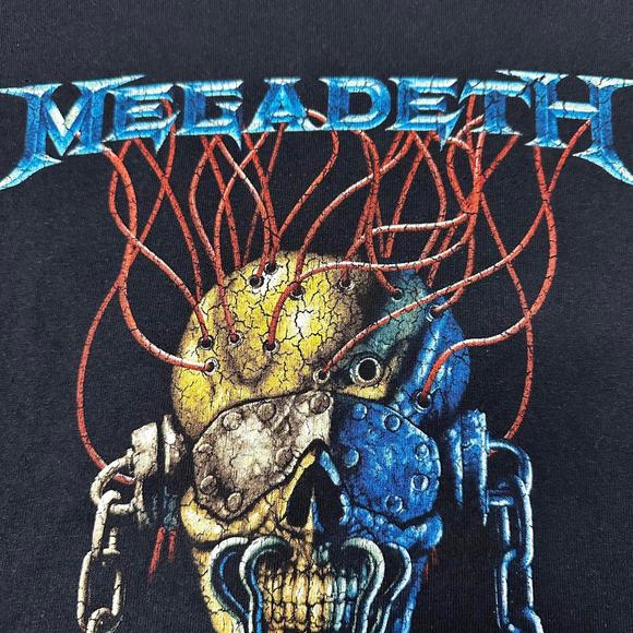 Anvil Megadeth 2009 The System Has Failed Graphic T-Shirt Black Mens S - Picture 4 of 8